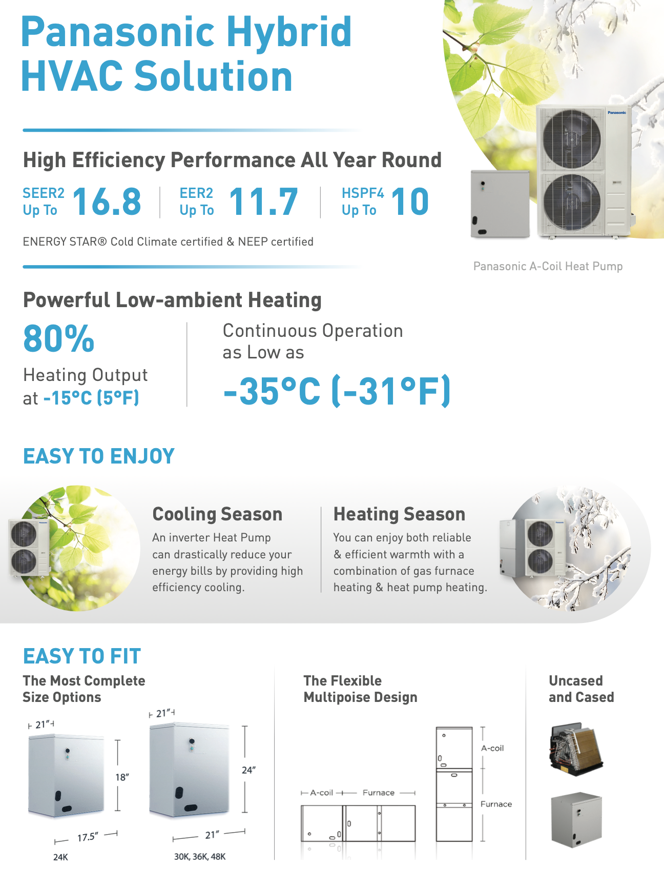 Standard Ducted Heat Pump - Panasonic